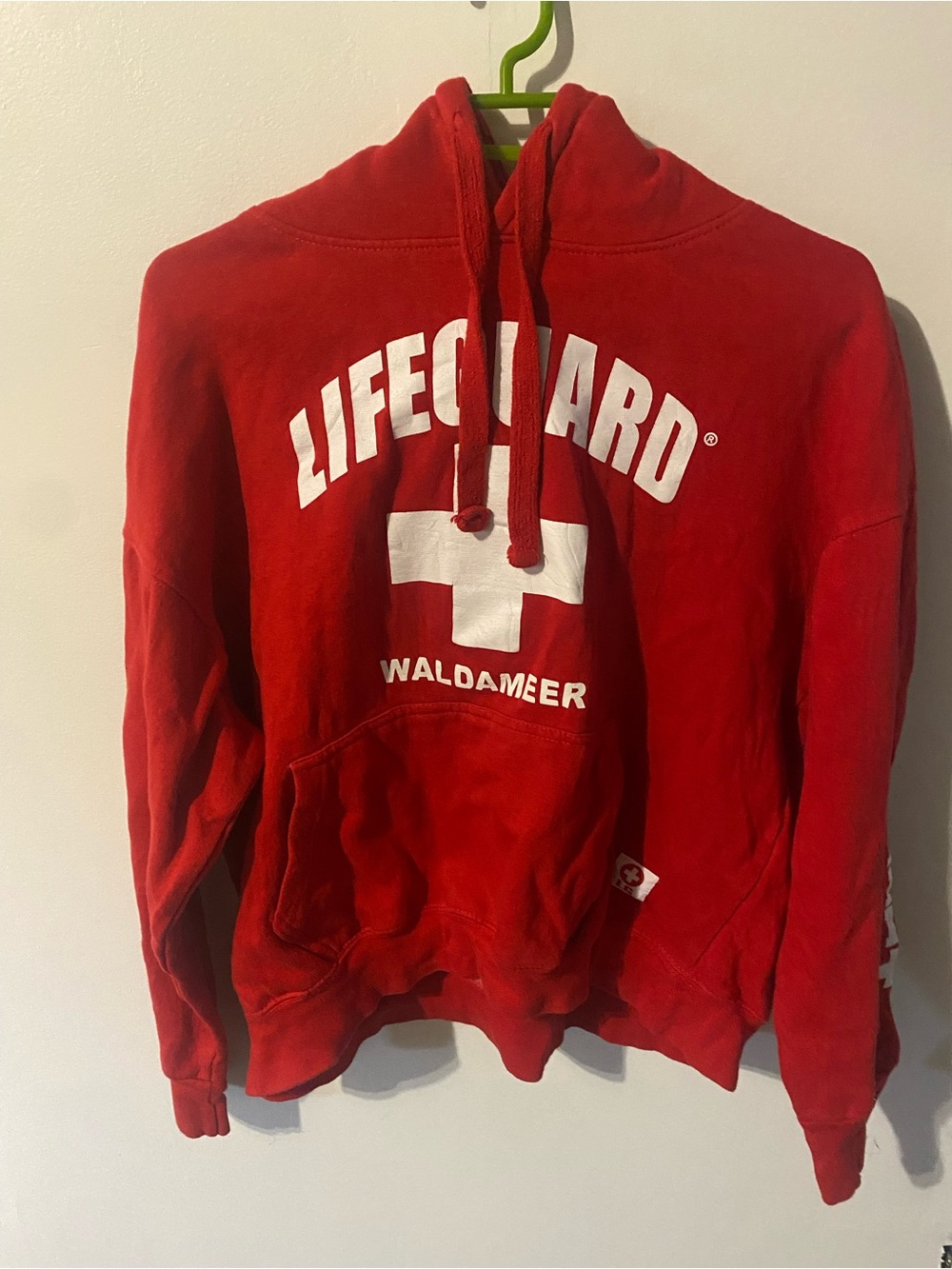 Red lifeguard Hoodie